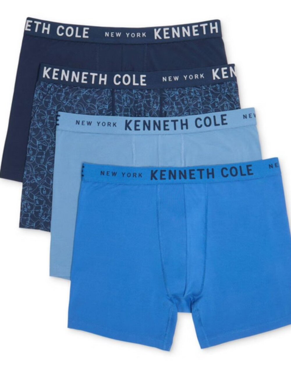 Kenneth Cole 4 Pack Boxer Briefs Large Flex Micro New Open Box